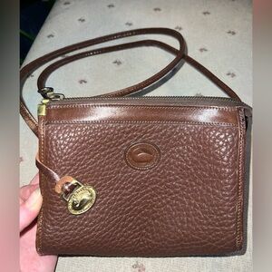 Dooney and Bourke small brown leather purse